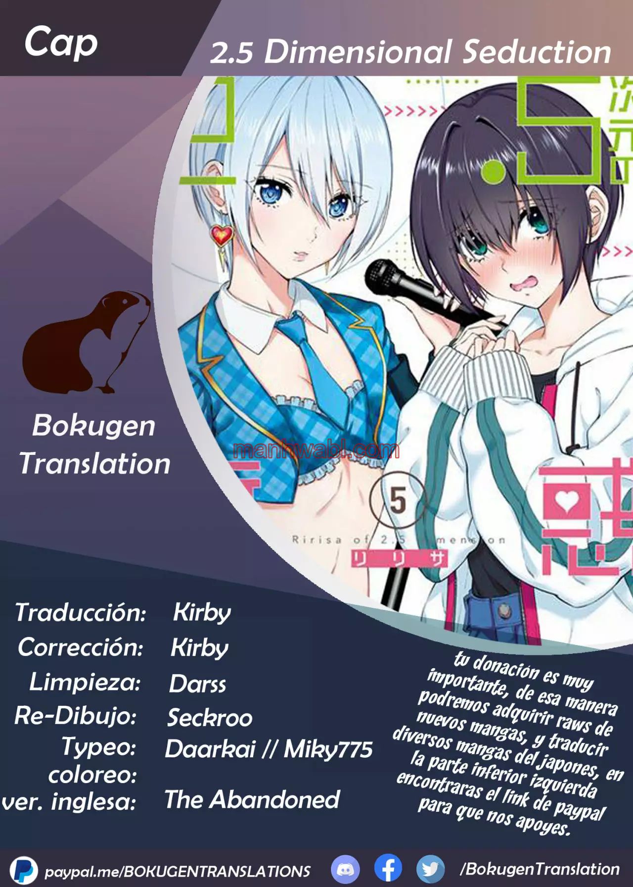 2.5 Jigen no Yuuwaku - Capítulo 35 manhwa