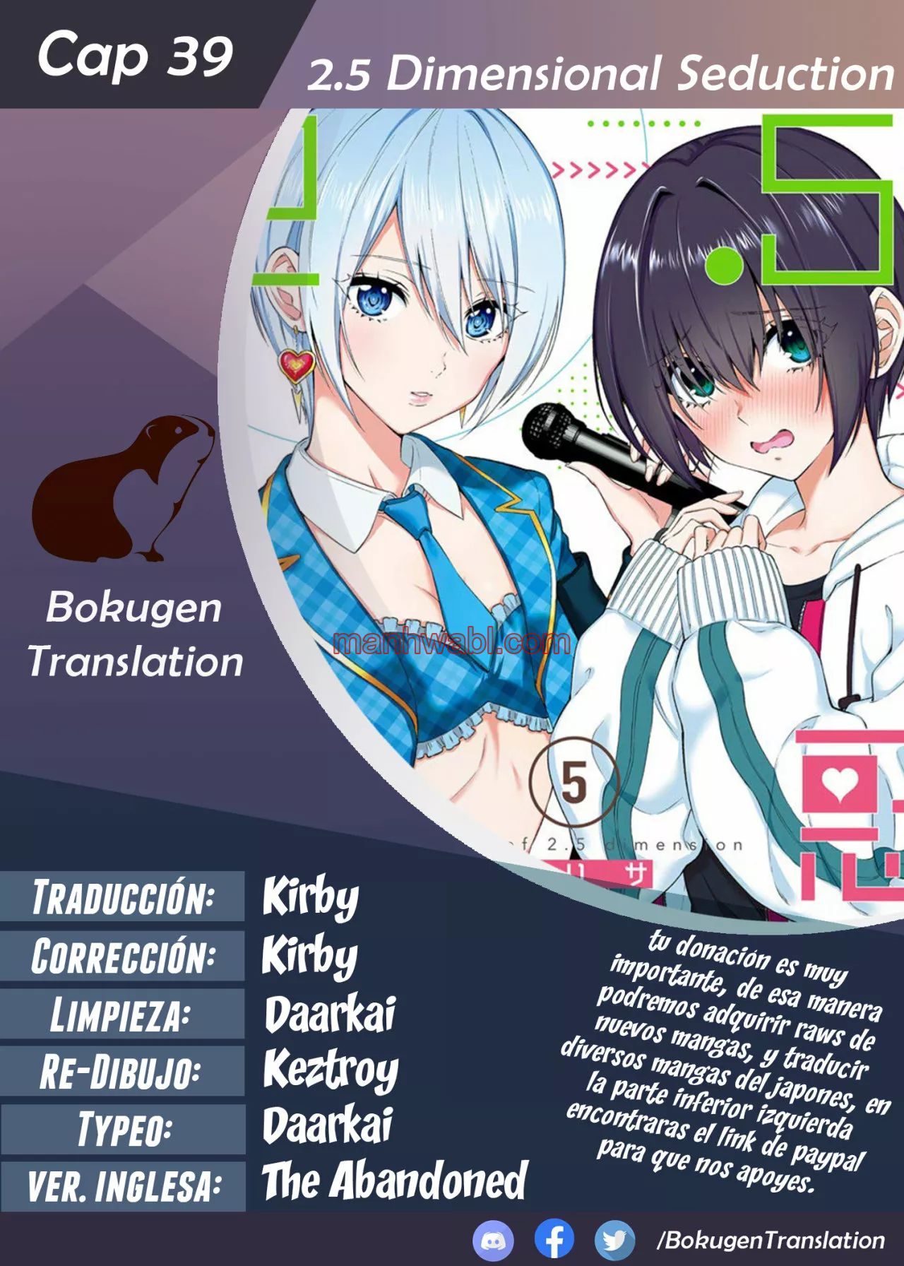 2.5 Jigen no Yuuwaku - Capítulo 39 manhwa