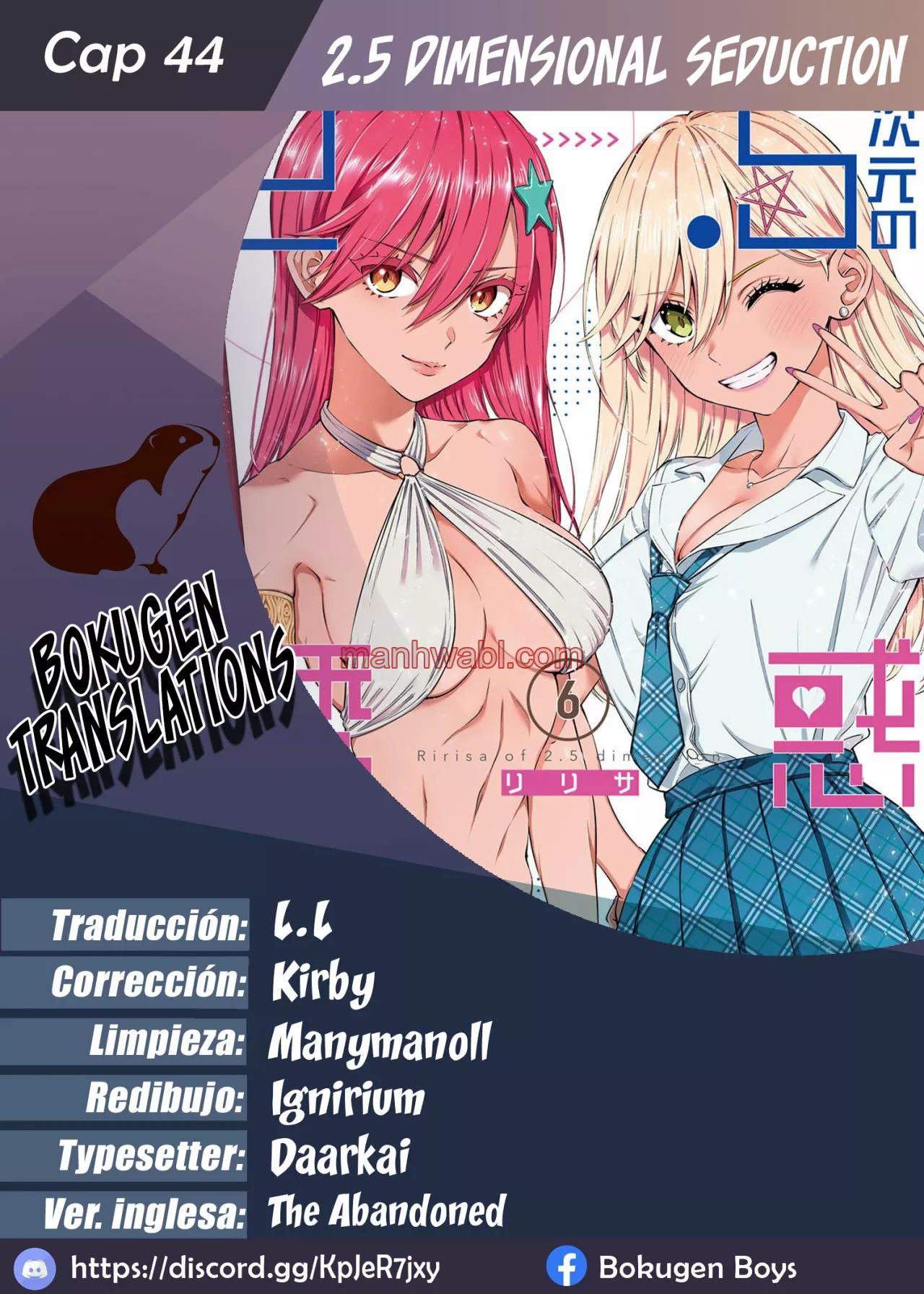 2.5 Jigen no Yuuwaku - Capítulo 44 manhwa