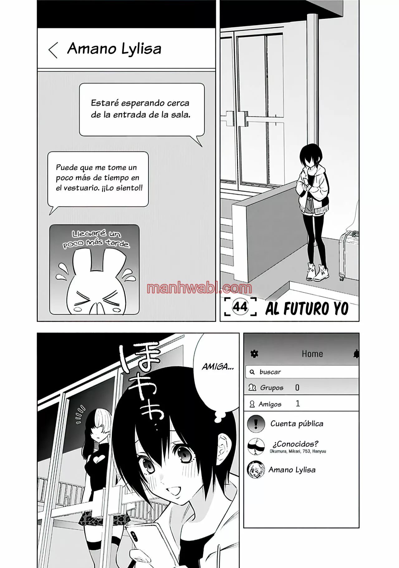 2.5 Jigen no Yuuwaku - Capítulo 44 manhwa