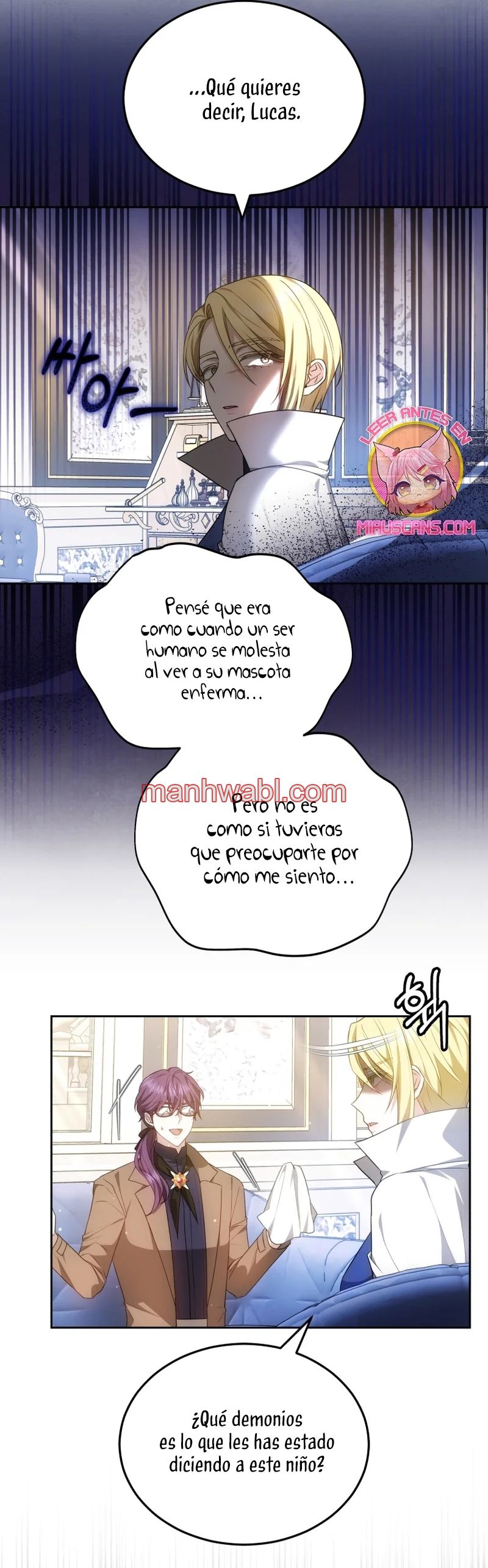El Sobrino Del Protagonista Masculino Me Quiere Mucho - Capítulo 61 manhwa