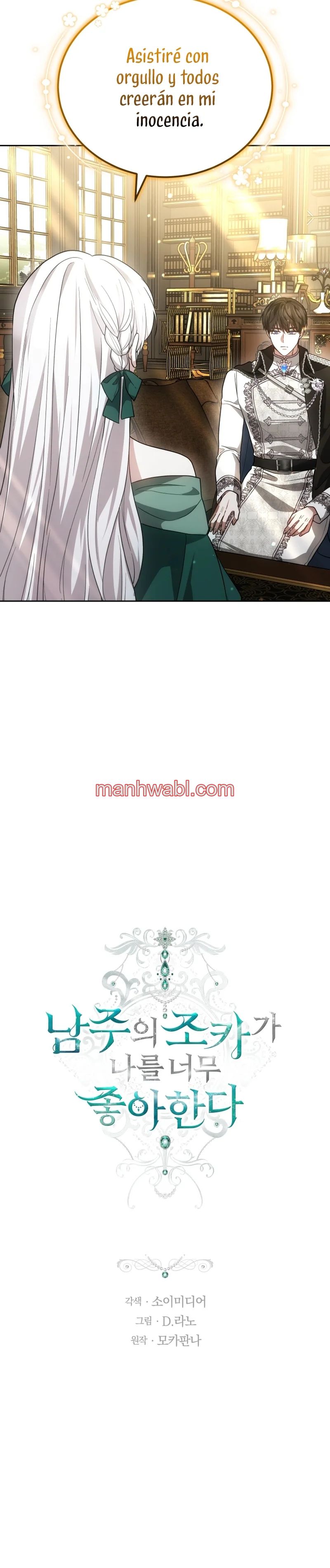 El Sobrino Del Protagonista Masculino Me Quiere Mucho - Capítulo 84 manhwa