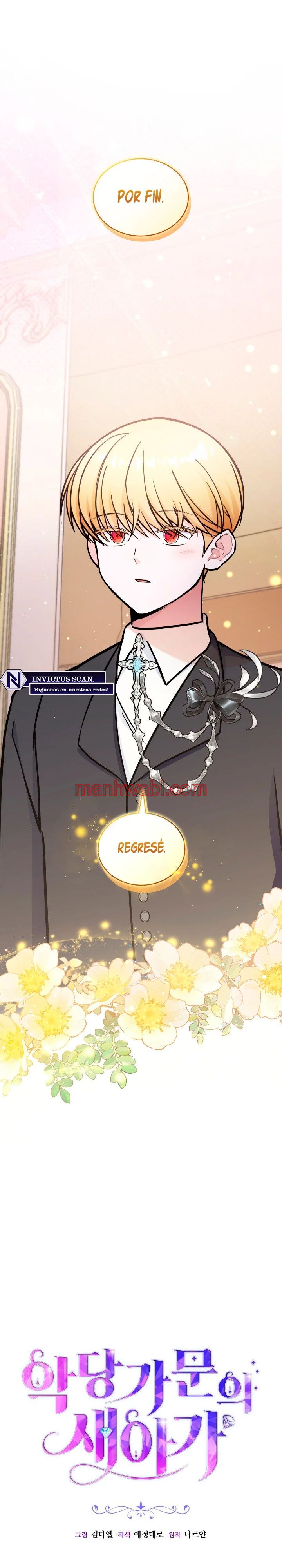 La nueva bebé de la familia villana - Capítulo 48 manhwa