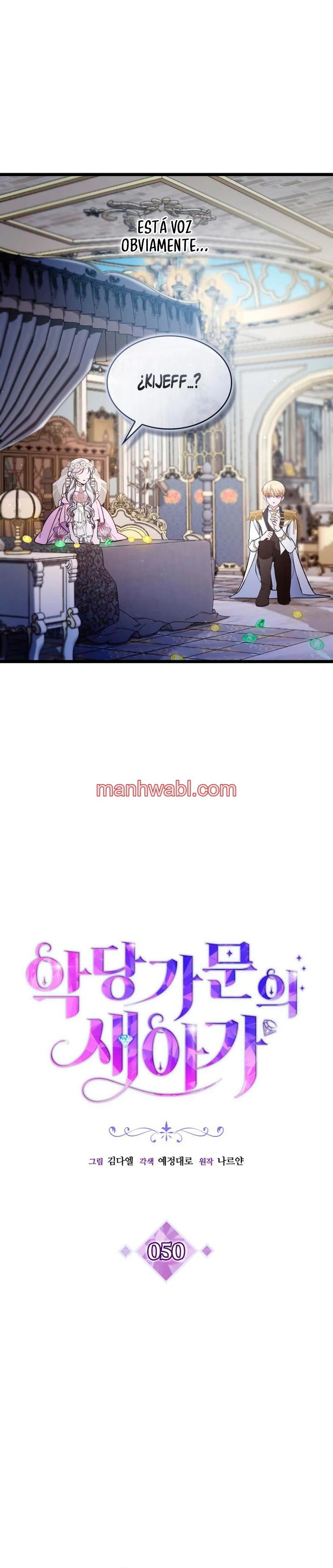 La nueva bebé de la familia villana - Capítulo 50 manhwa