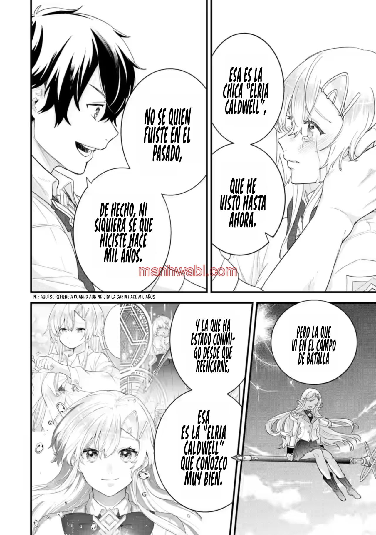 Matrimonio Reencarnado de un Héroe y la Sabia ~ Me comprometí con mi antigua rival y nos convertirnos en la pareja más fuerte - Capítulo 29_2 manhwa