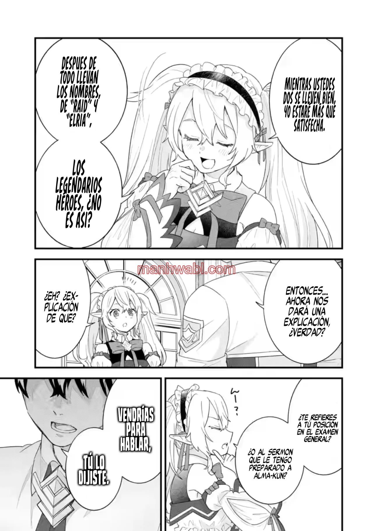 Matrimonio Reencarnado de un Héroe y la Sabia ~ Me comprometí con mi antigua rival y nos convertirnos en la pareja más fuerte - Capítulo 30_3 manhwa