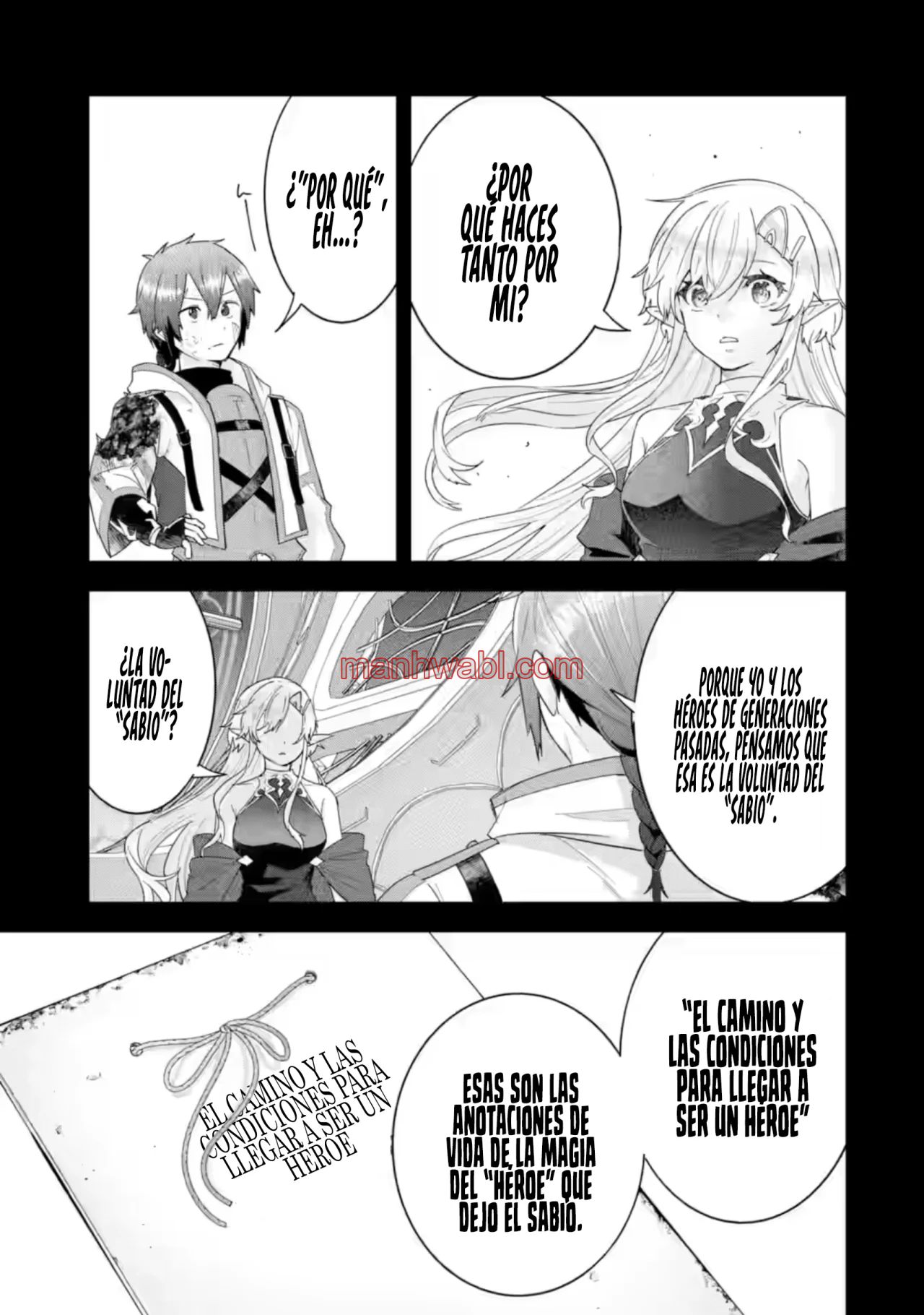 Matrimonio Reencarnado de un Héroe y la Sabia ~ Me comprometí con mi antigua rival y nos convertirnos en la pareja más fuerte - Capítulo 31_3 manhwa