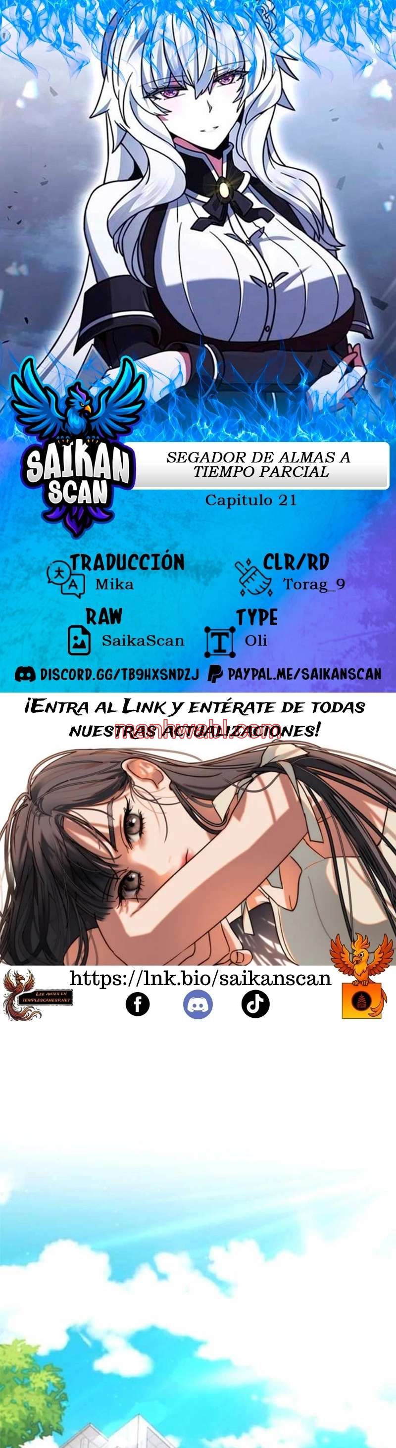 Parca a tiempo parcial - Capítulo 21 manhwa