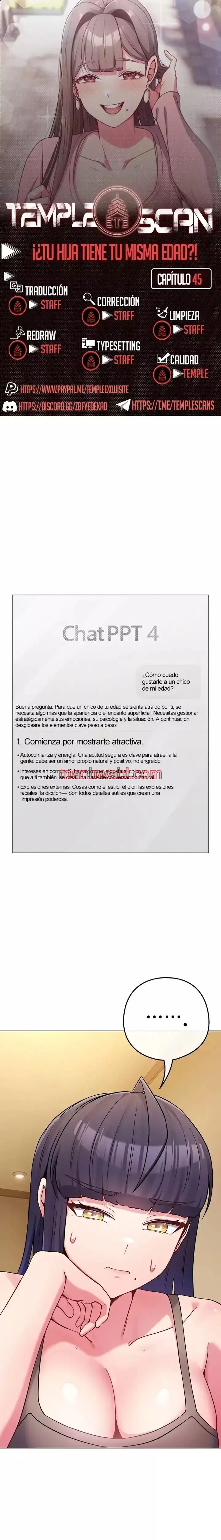 Pero, ¿¡Tienes la misma edad que mi hija?! - Capítulo 45 manhwa