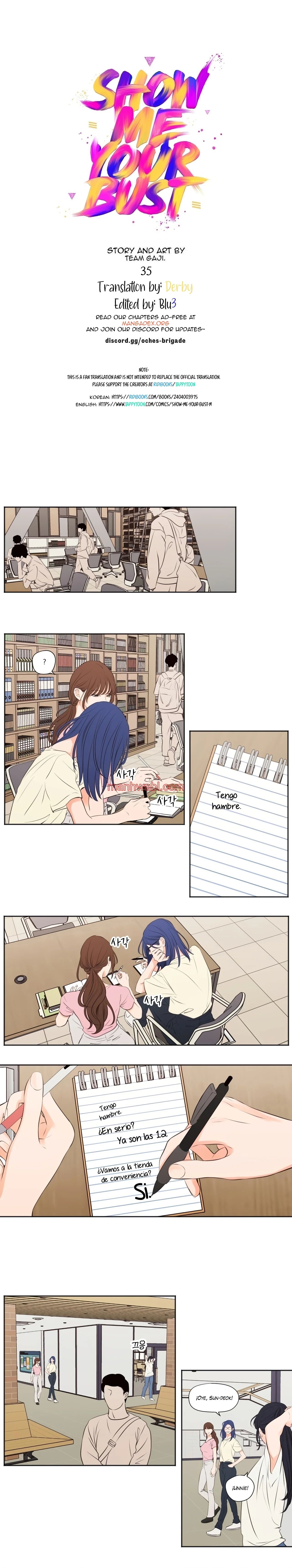 Show Me Your Bust - Capítulo 35 manhwa