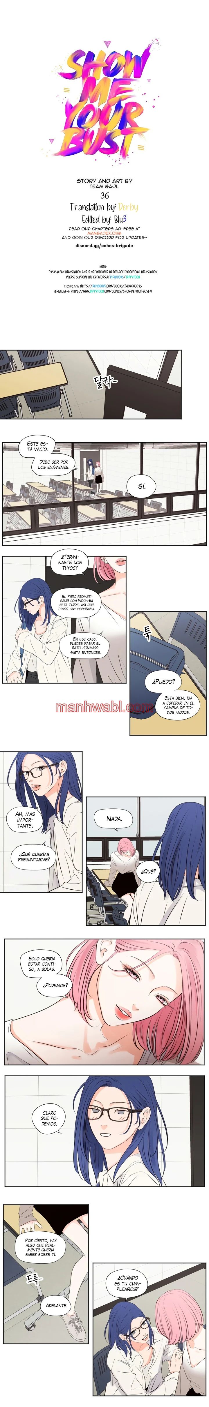 Show Me Your Bust - Capítulo 36 manhwa