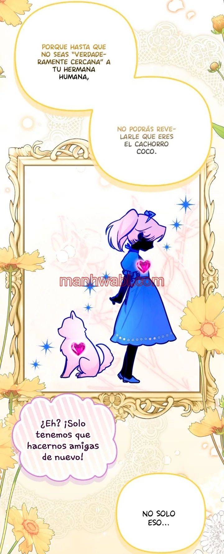 Soy un Cachorro Valiente que Salvará a mi Hermana Villana - Capítulo 1_3 manhwa