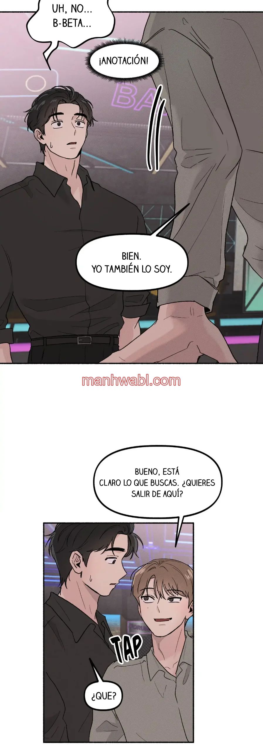 Tomado con la guardia baja - Capítulo 1_2 manhwa