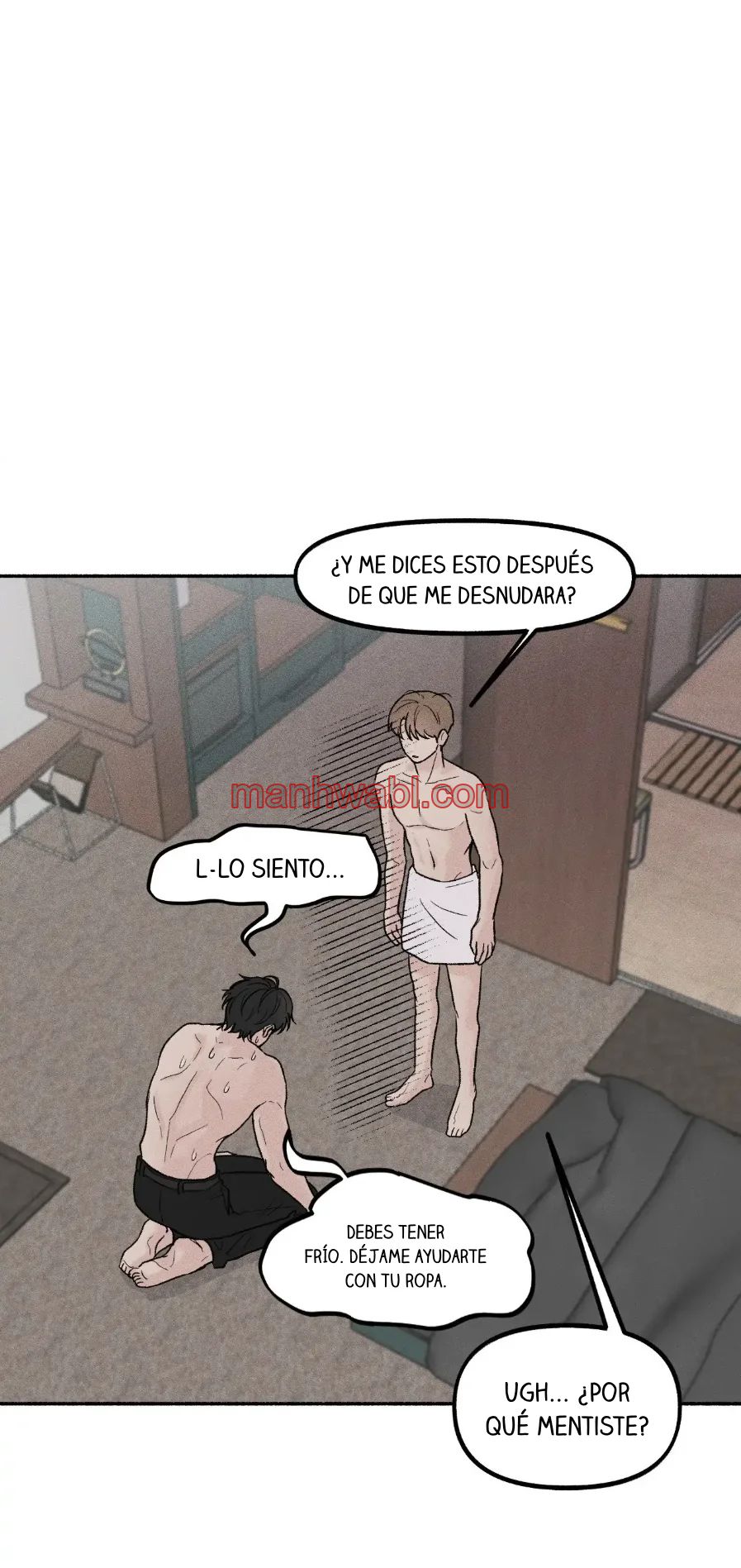 Tomado con la guardia baja - Capítulo 1_2 manhwa