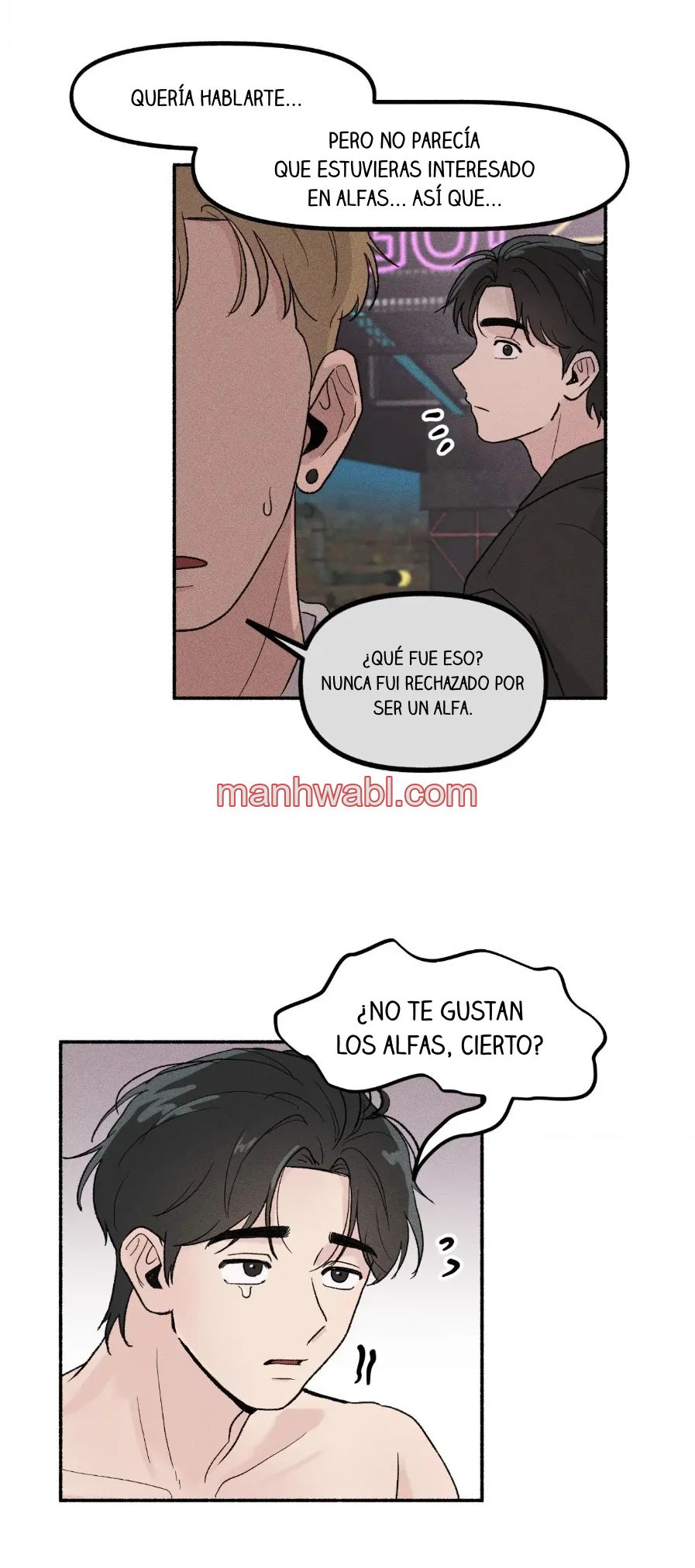 Tomado con la guardia baja - Capítulo 1_2 manhwa