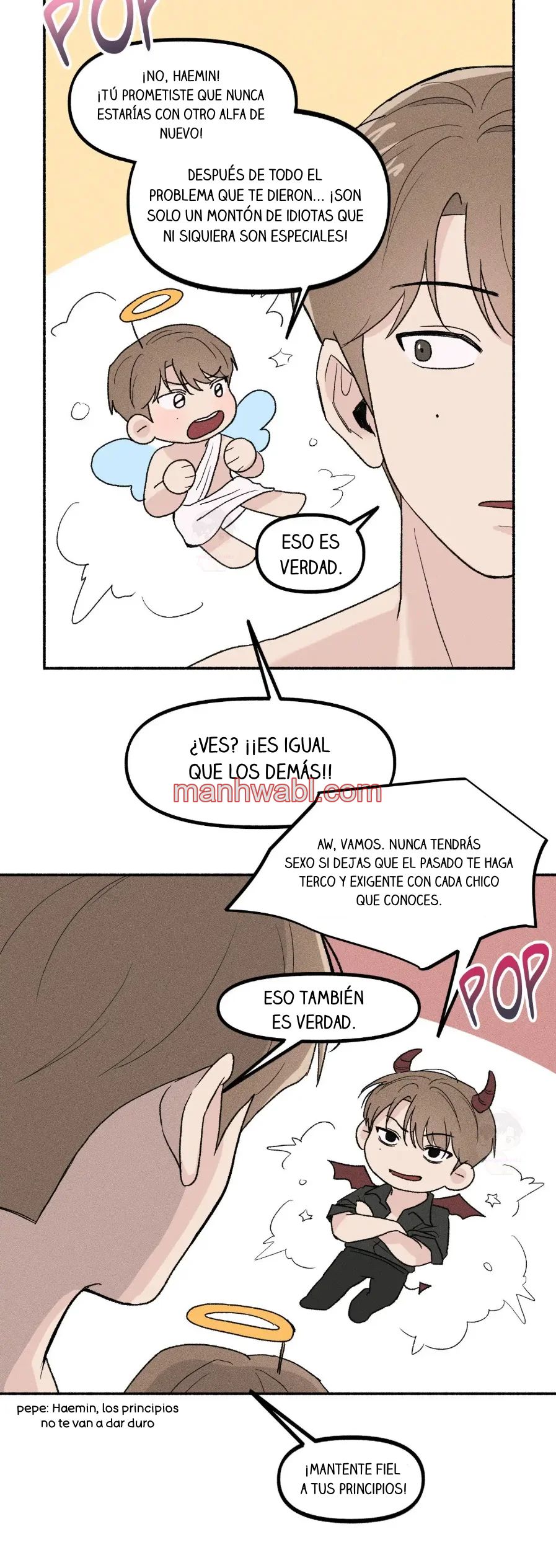 Tomado con la guardia baja - Capítulo 1_2 manhwa