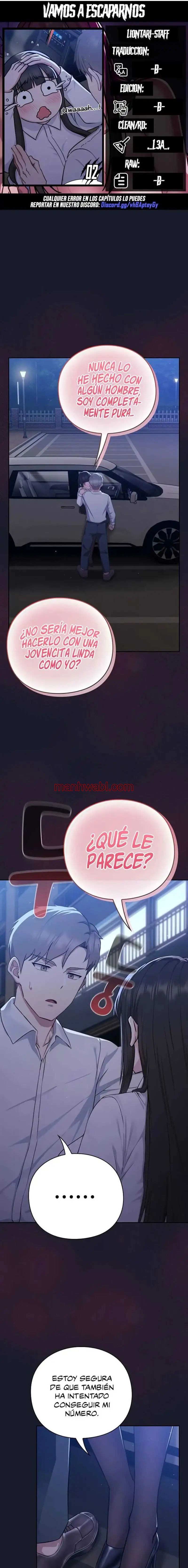 Vamos a Escaparnos - Capítulo 2 manhwa