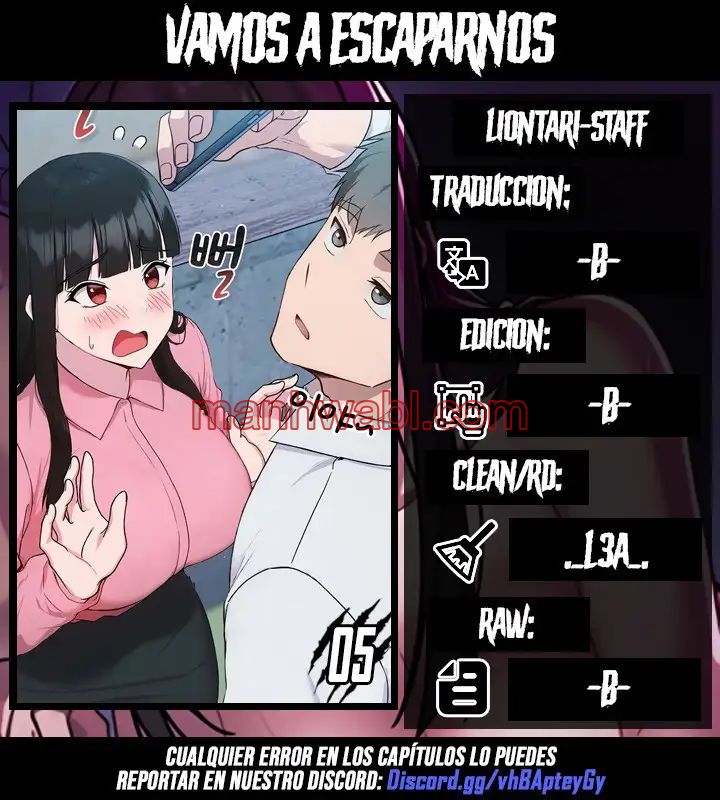 Vamos a Escaparnos - Capítulo 5 manhwa